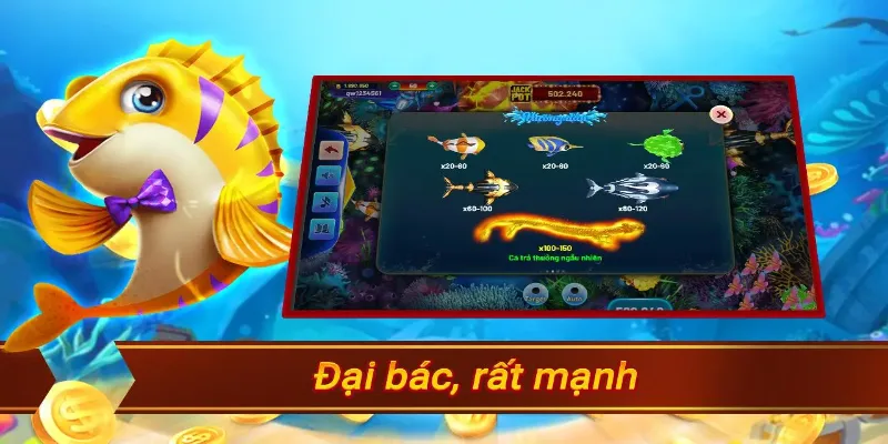 Sử dụng vũ khi bắn cá phù hợp